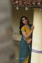 Mayil – Mustard Mangalagiri Suit Set