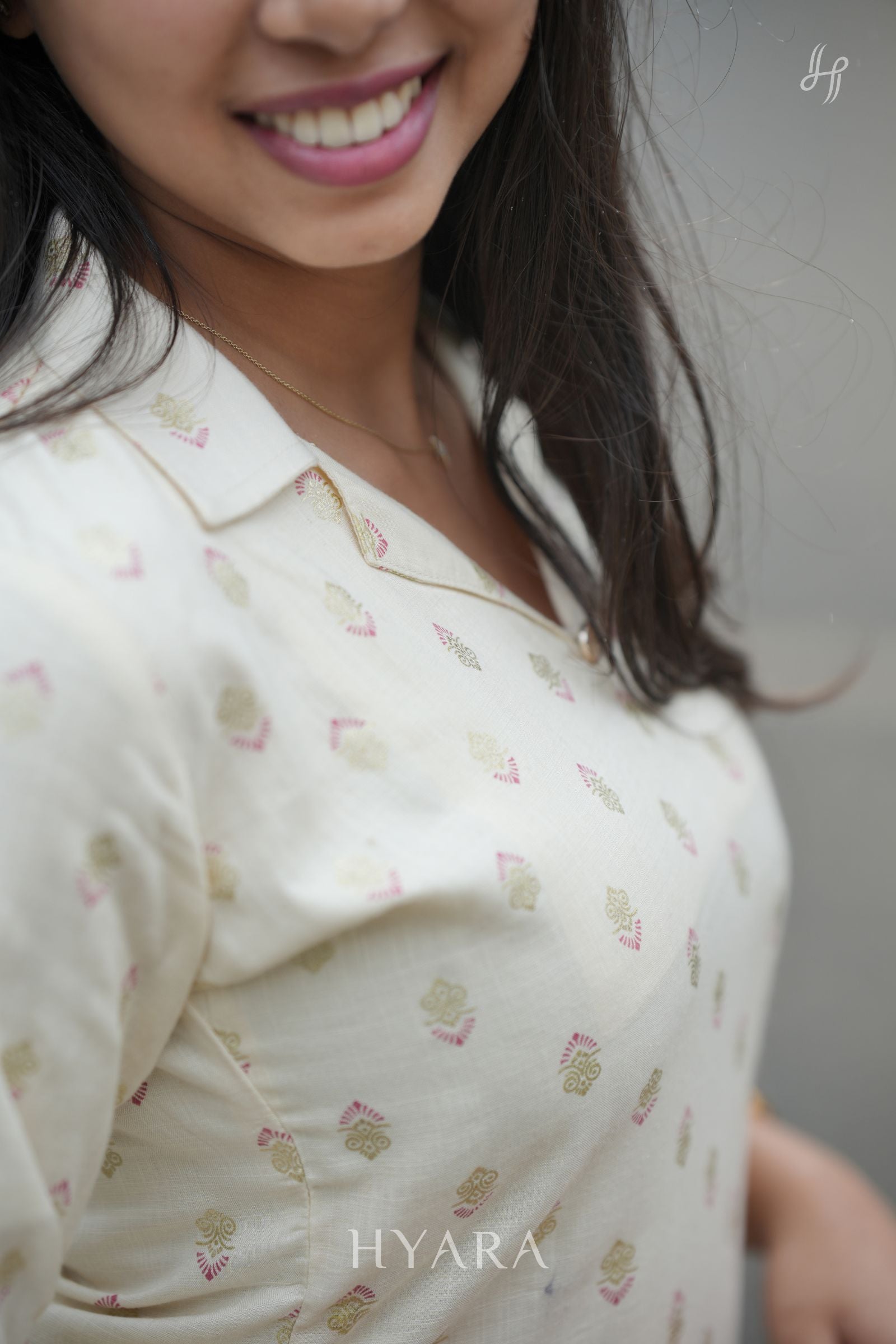 Mazhai – Butter Cream Kurti