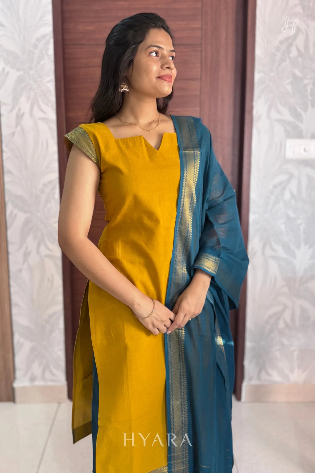 Mangalagiri Cotton Suit Set