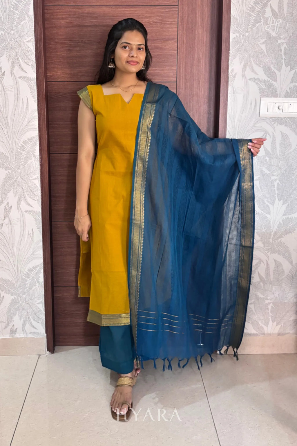 Mangalagiri Cotton Suit Set