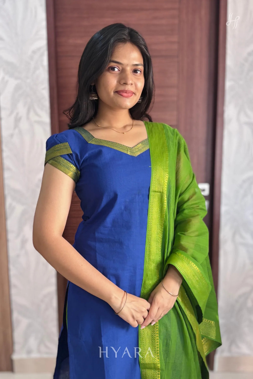 Mangalagiri Cotton Suit Set