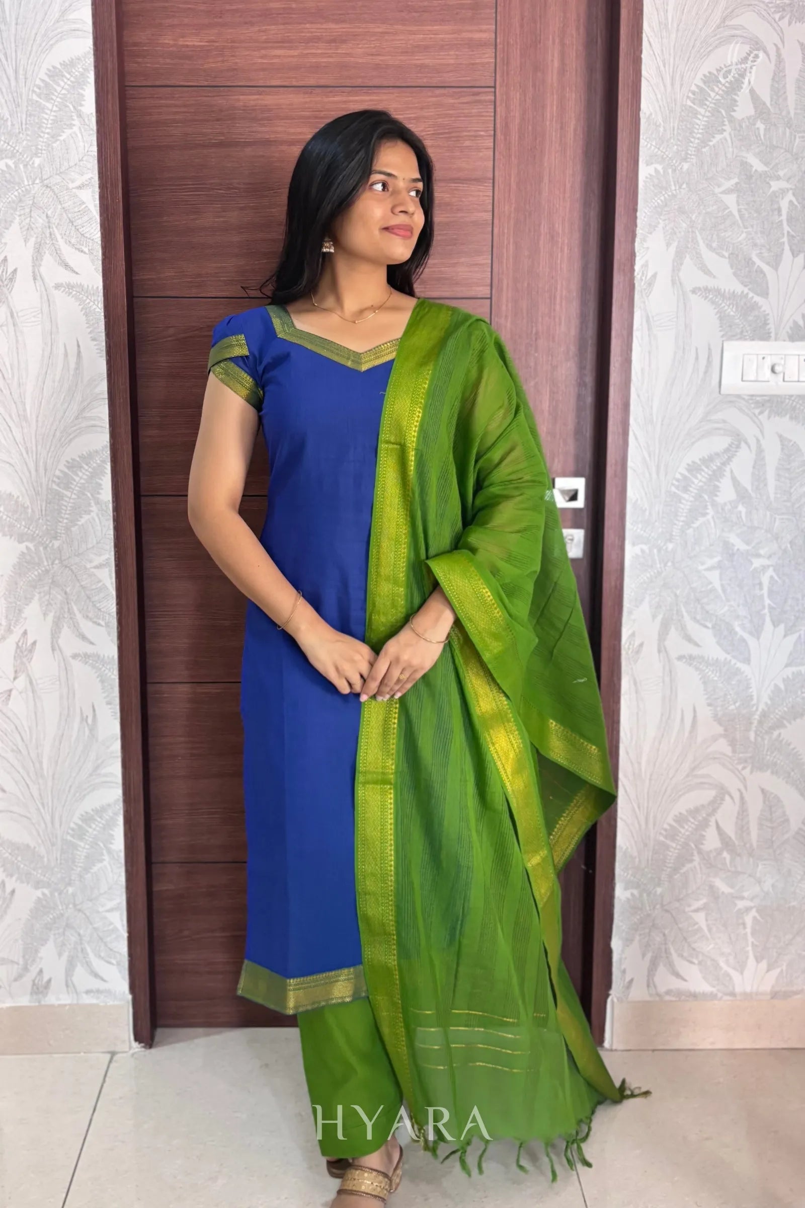 Mangalagiri Cotton Suit Set