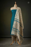 silk Handloom Cotton Unstitched Fabric