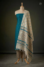 silk Handloom Cotton Unstitched Fabric