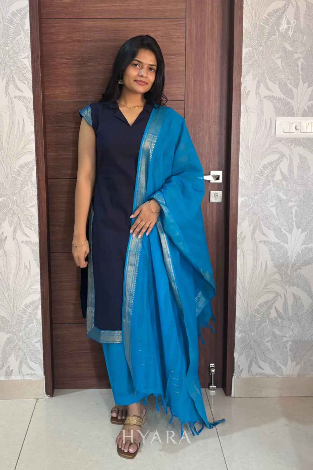 Mangalagiri Cotton Suit Set
