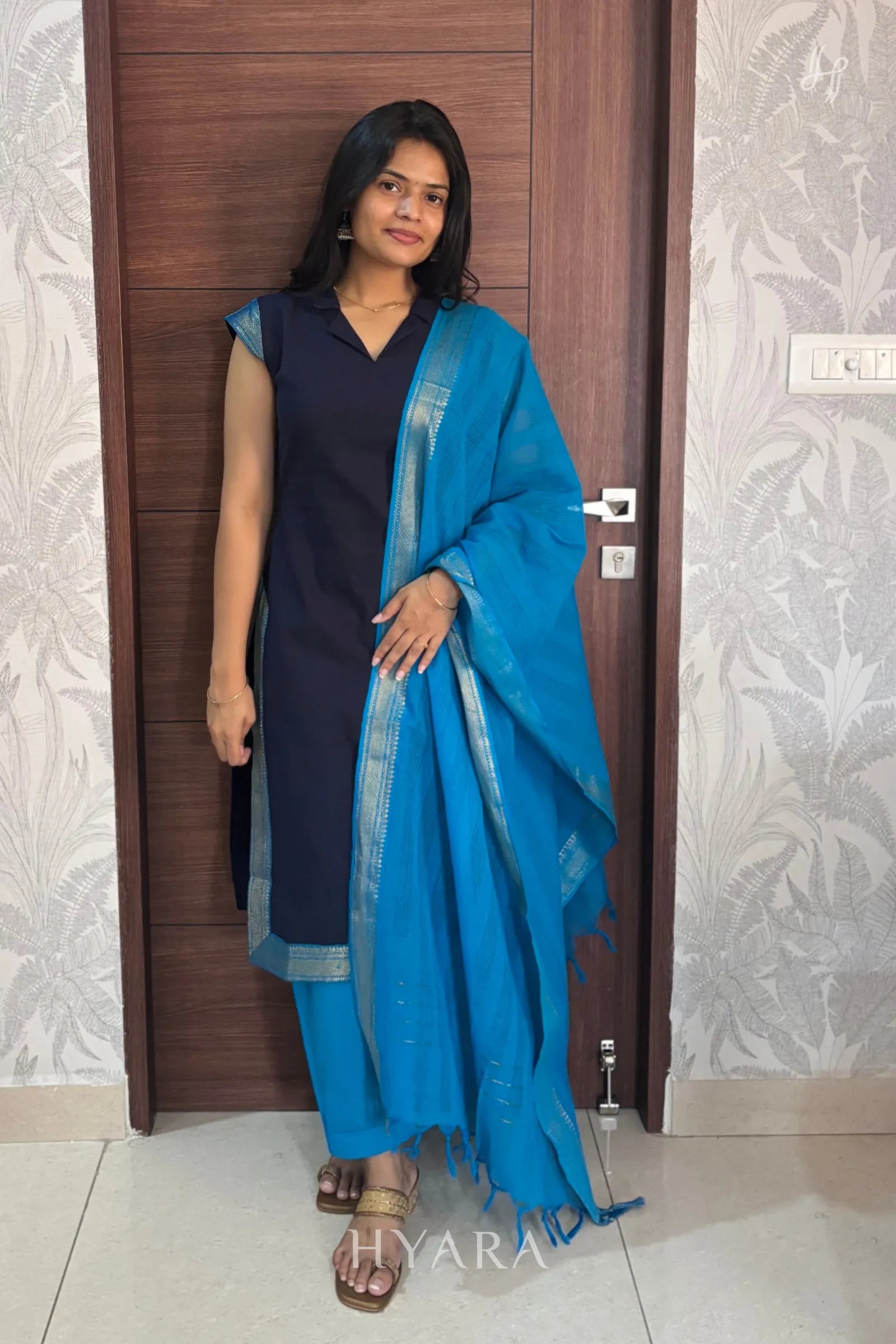Mangalagiri Cotton Suit Set