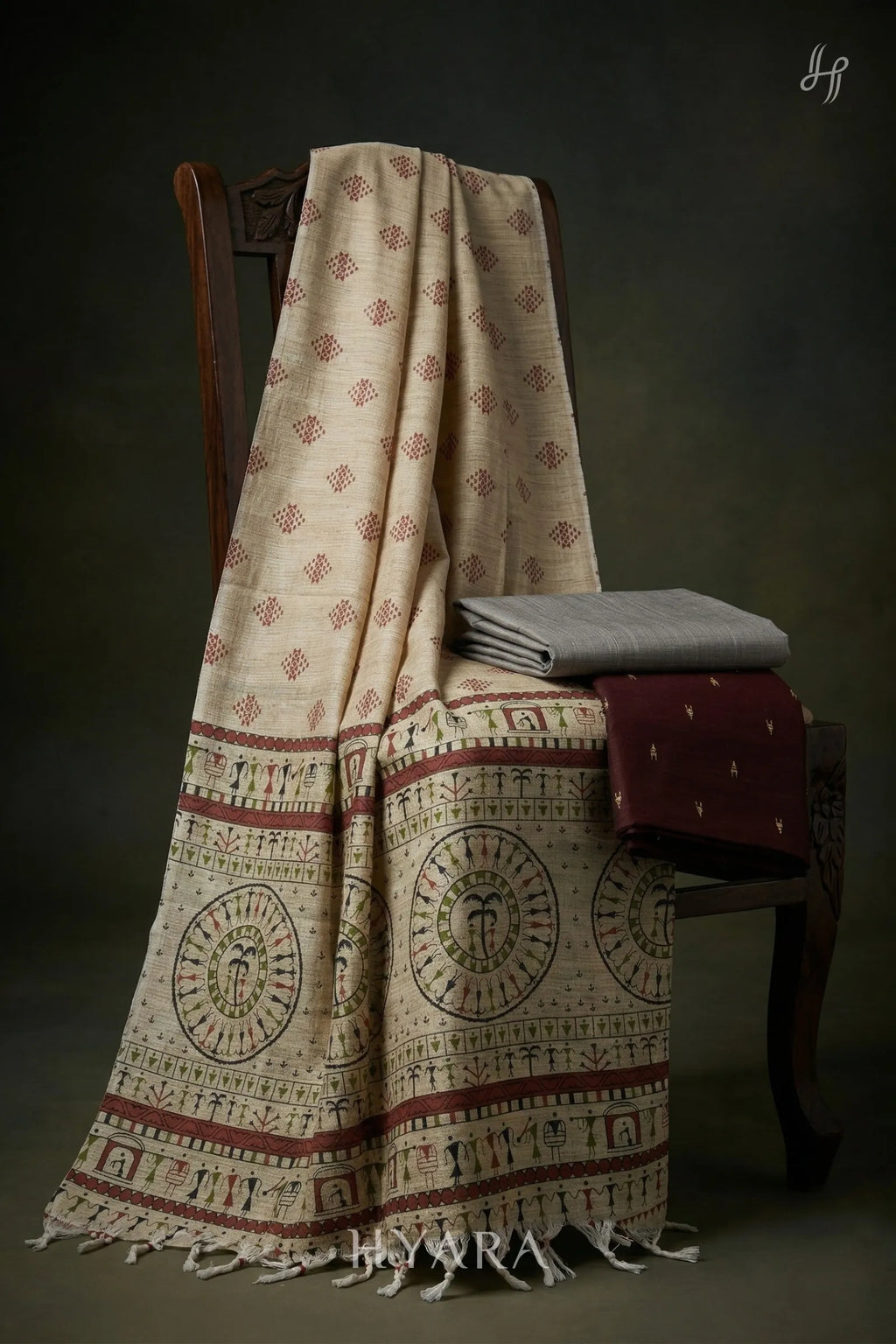 silk Handloom Cotton Unstitched Fabric