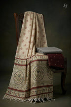 silk Handloom Cotton Unstitched Fabric
