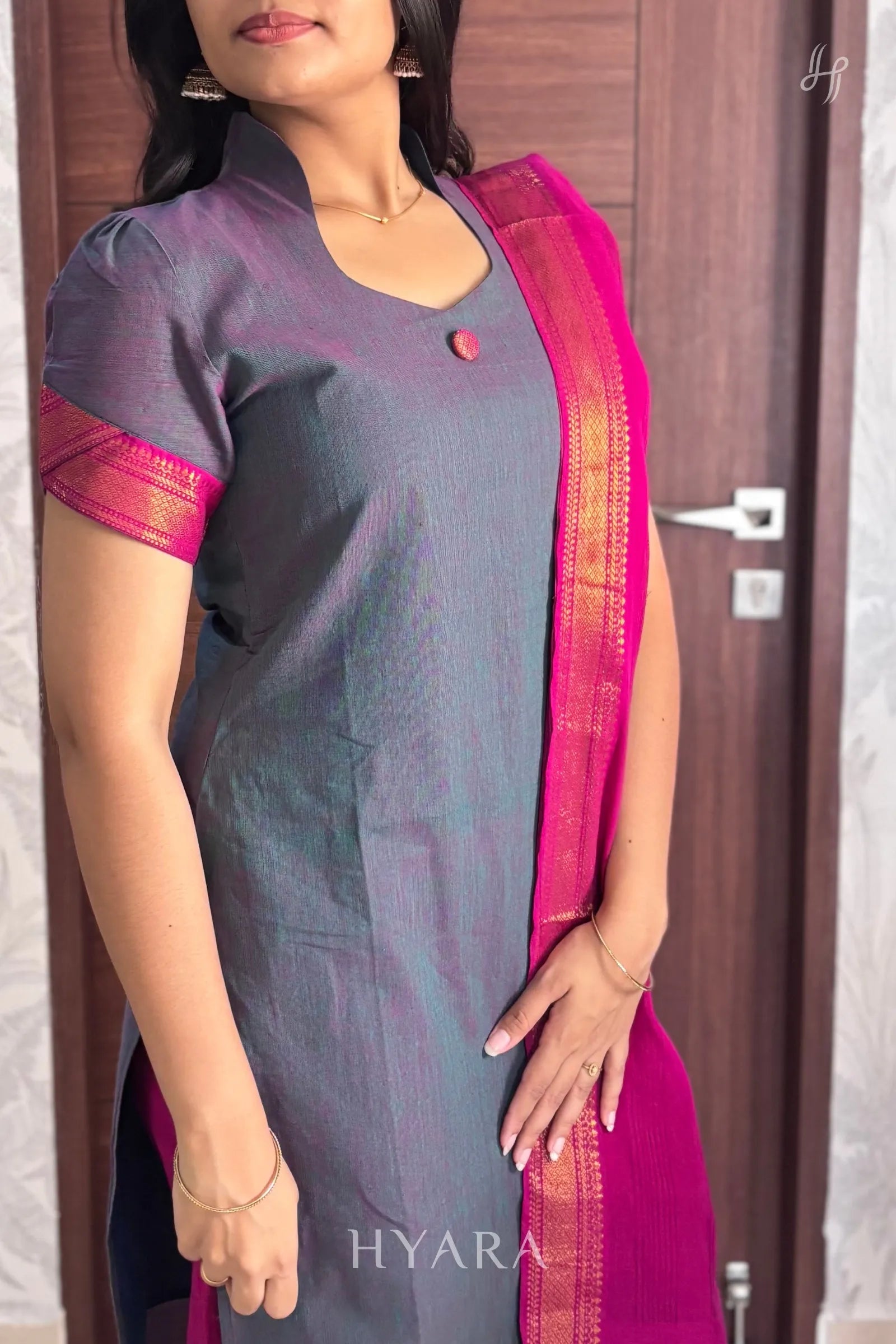 Mangalagiri Cotton Suit Set for Women