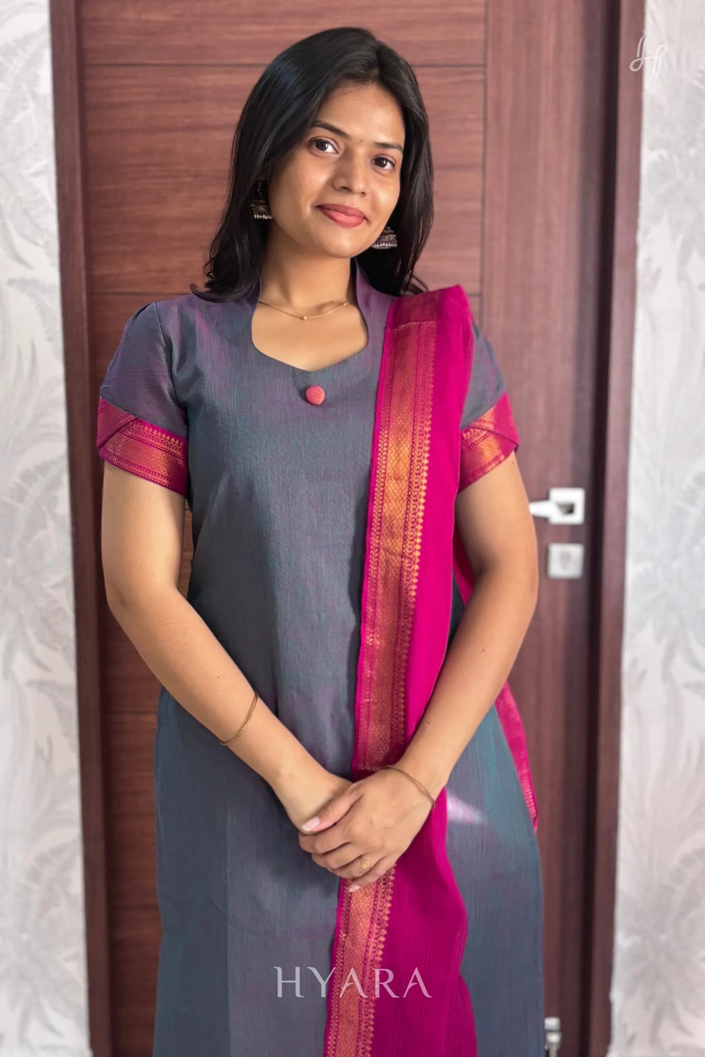 Mangalagiri Cotton Suit Set for Women
