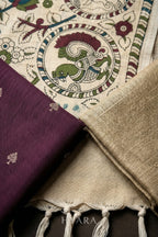 silk Handloom Cotton Unstitched Fabric