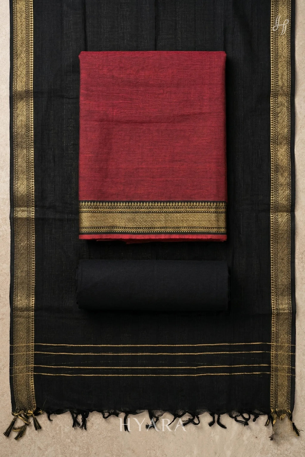 Pure Handloom Cotton Unstitched Fabric