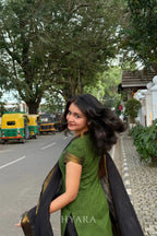 Thara - Green Mangalagiri 3 Pcs Suit Set