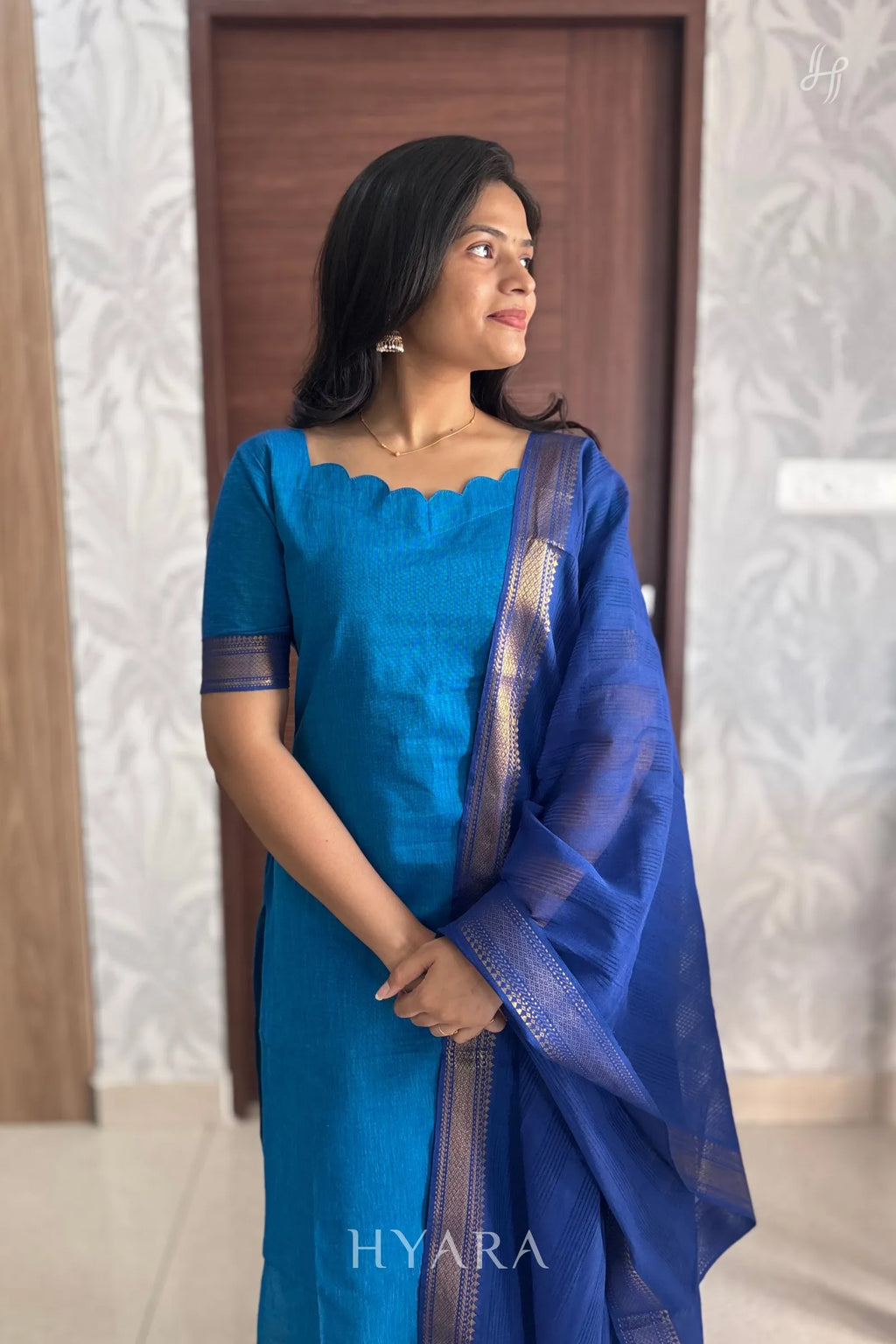 Mangalagiri Cotton Suit Set