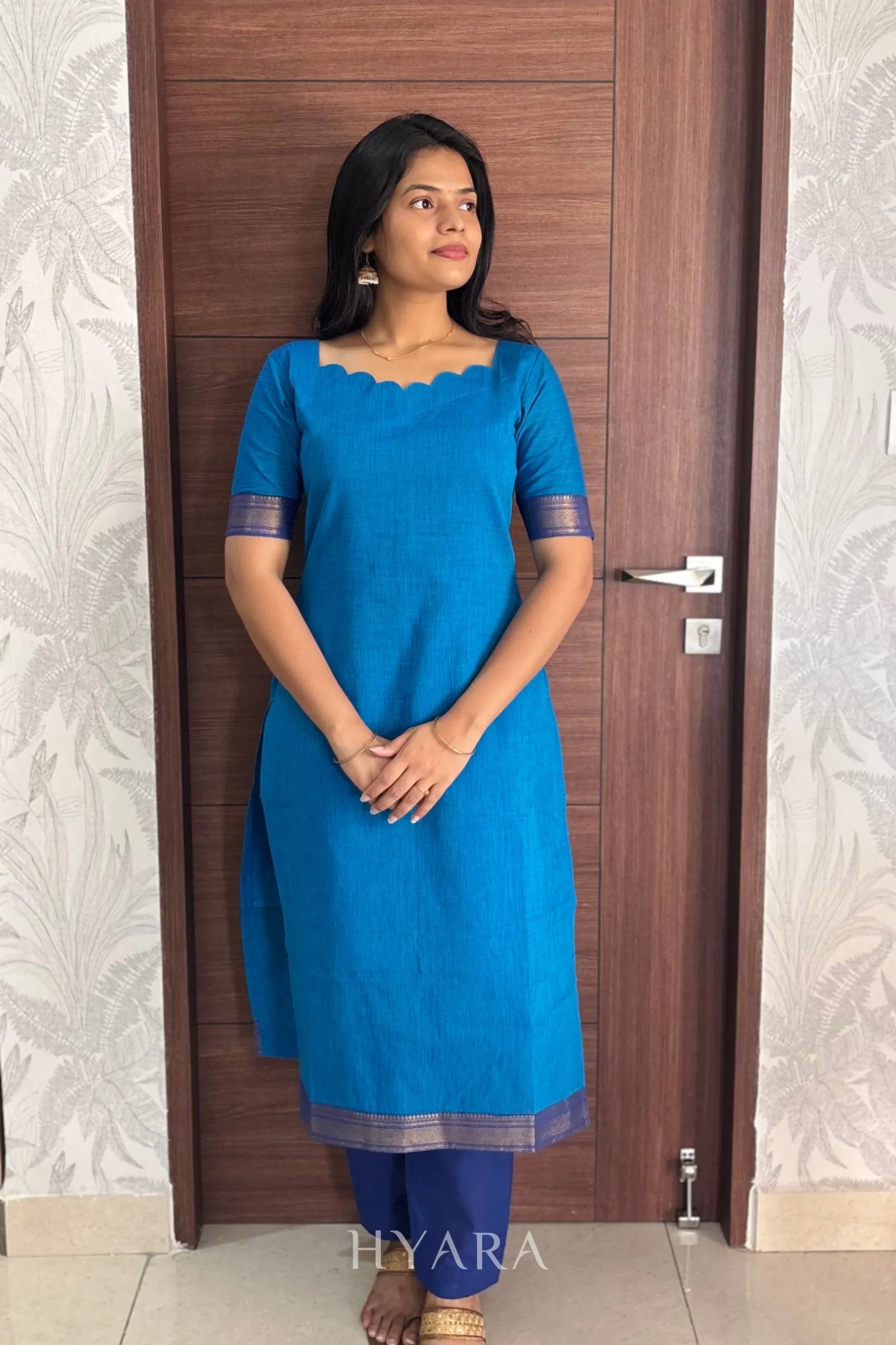 Mangalagiri Cotton Suit Set