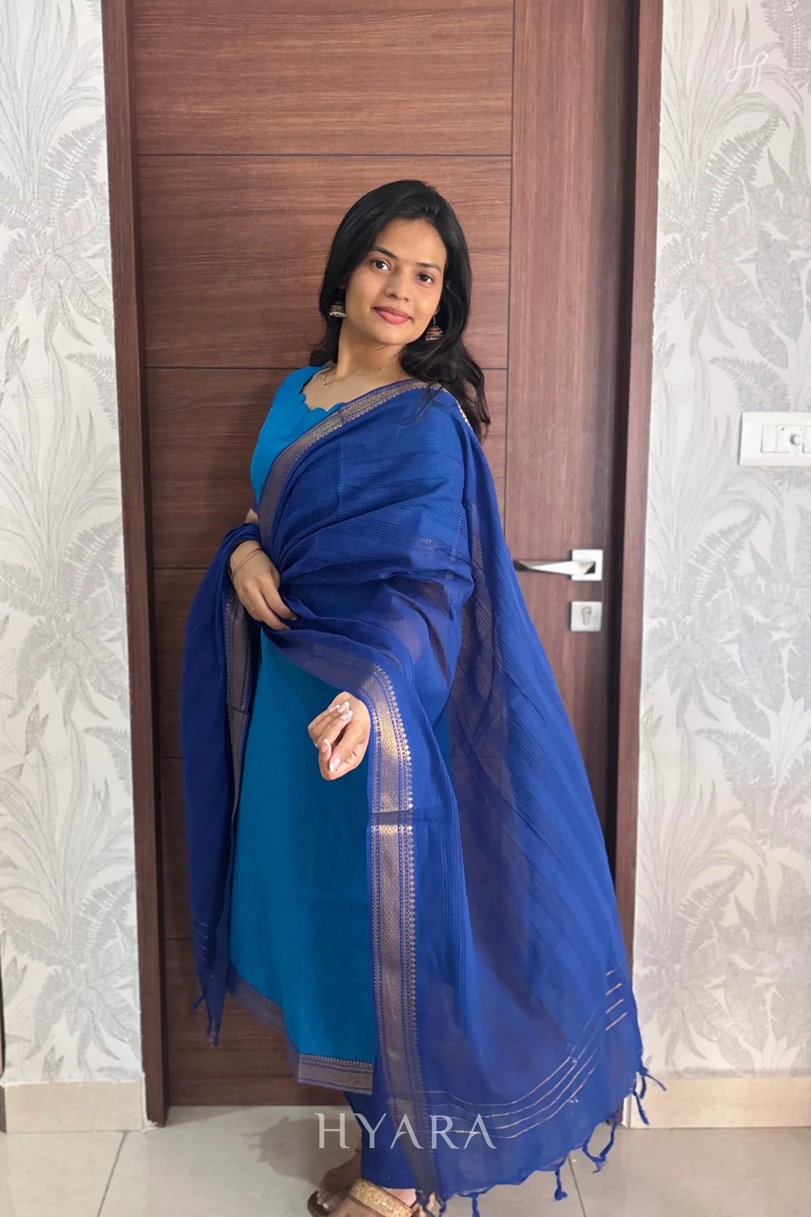 Mangalagiri Cotton Suit Set