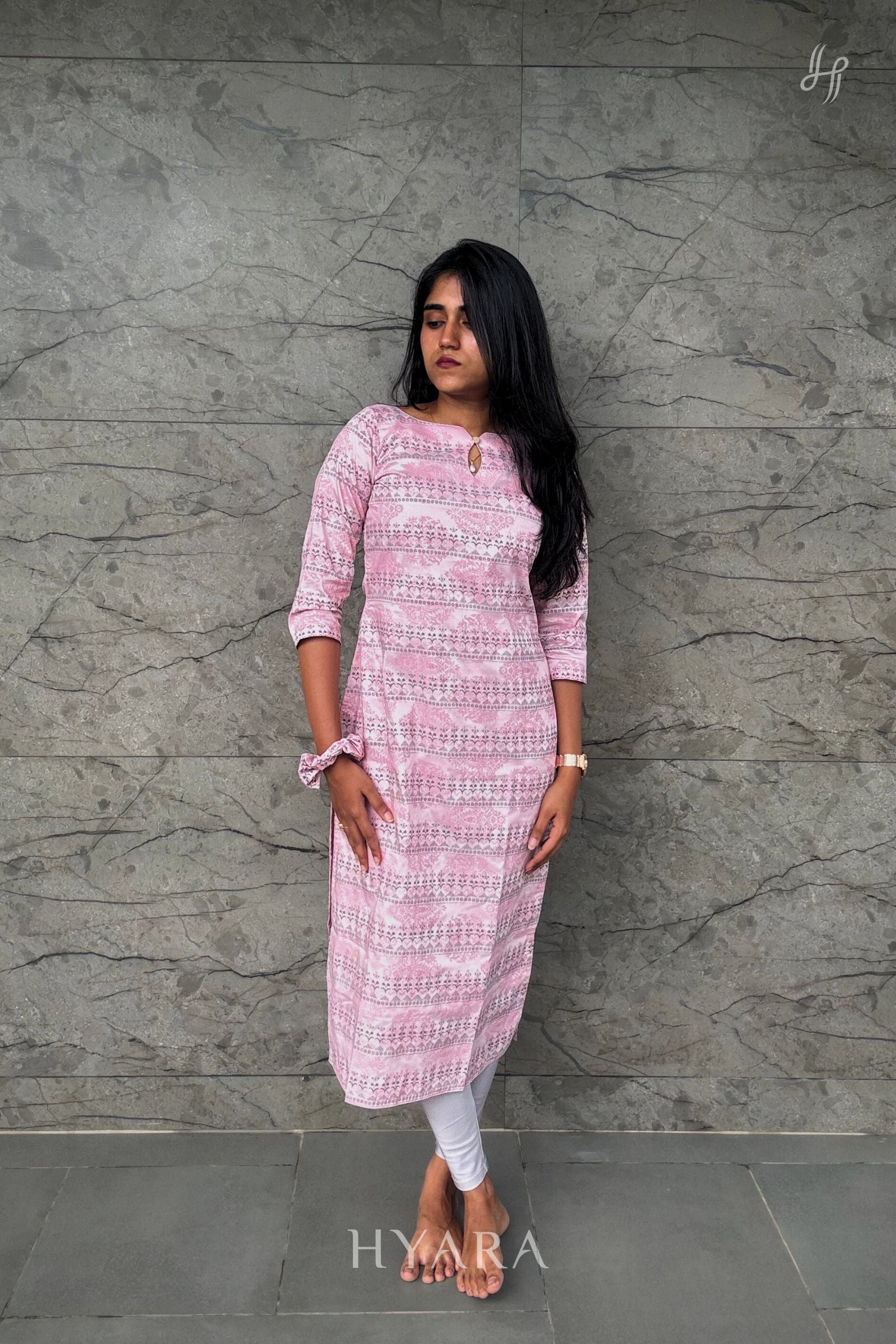 Aurylia – Baby Pink Kurti
