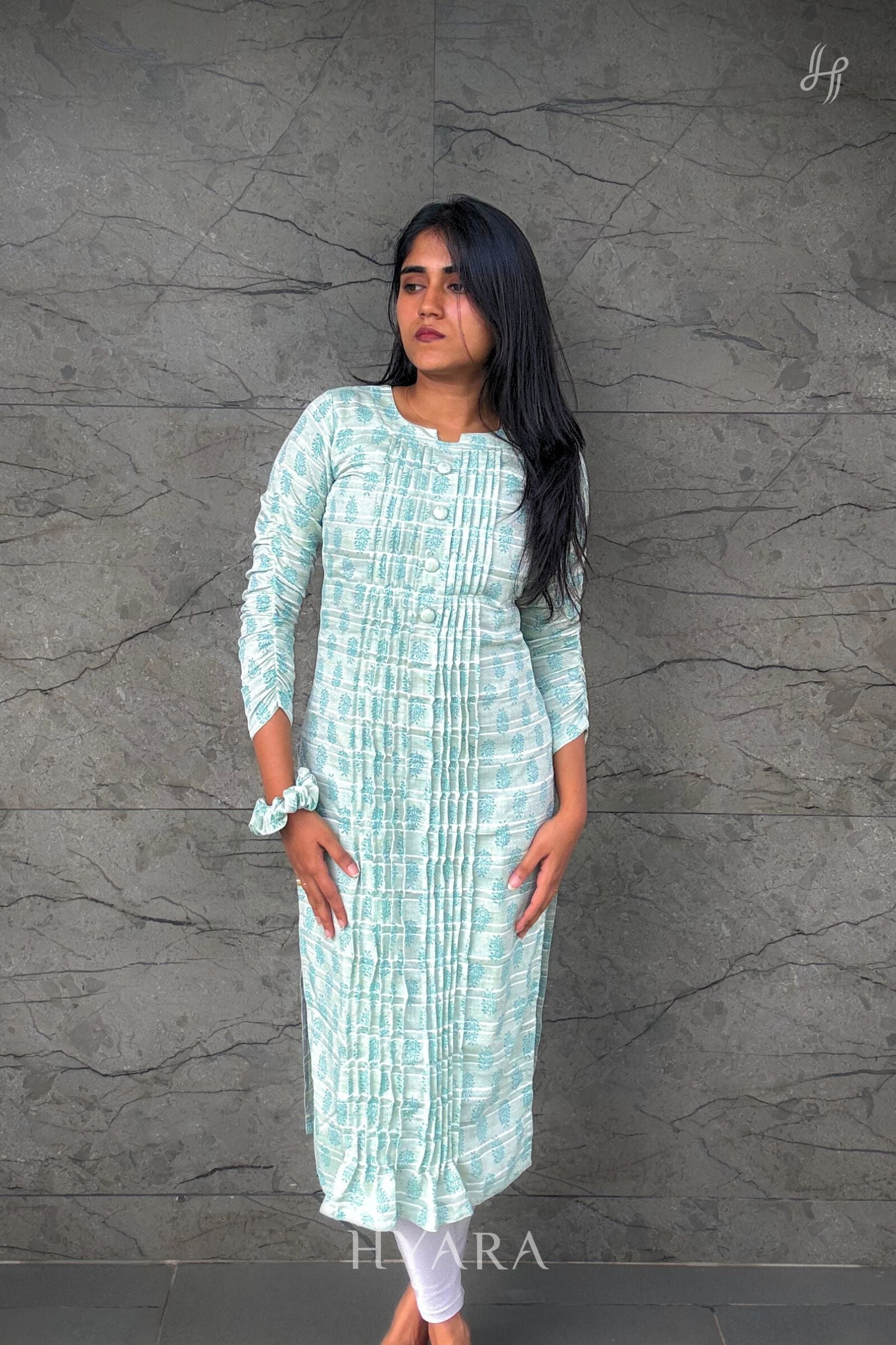 Mullai Mint Green Kurti